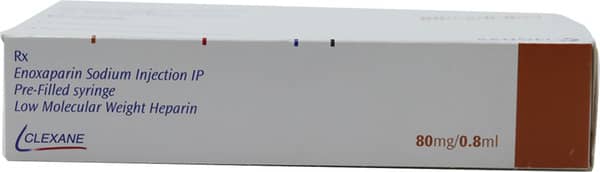 Clexane 80mg Pre Filled Syringe Of 0.8ml Injection