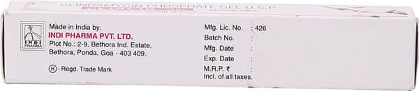 Clincin 1% Tube Of 20gm Gel