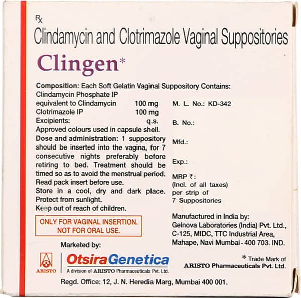 CLINGEN VAGINAL SUPPOSITORY