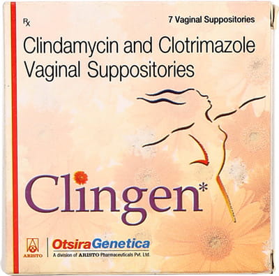 Clingen Strip Of 7 Vaginal Suppository