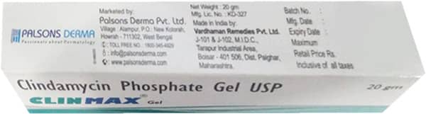 Clinmax 1% Gel 20gm