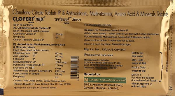 Clofert Max Tablet Combikit