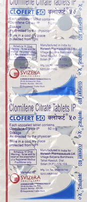 Clofert 50mg Strip Of 10 Tablets