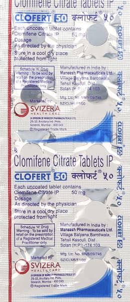 Clofert 50mg Strip Of 10 Tablets