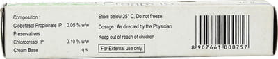 Clop 0.05% Tube Of 10gm Cream