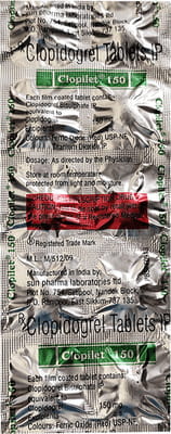 Clopilet 150mg Strip Of 10 Tablets