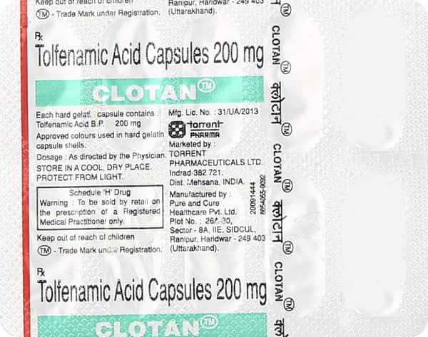 Clotan 200mg Strip Of 10 Capsules