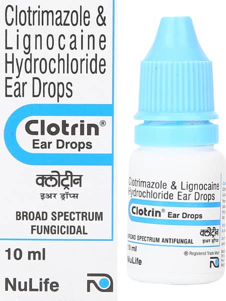 Clotrin Bottle Of 10ml Ear Drops