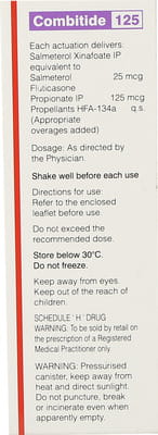 Combitide 125mcg Box Of 120md Metered Dose Inhaler