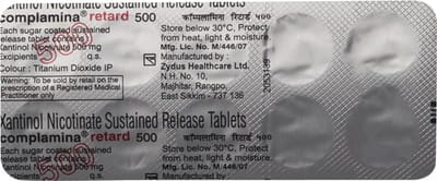Complamina Retard 500mg Strip Of 10 Tablets