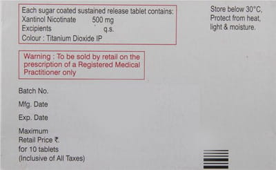 Complamina Retard 500mg Strip Of 10 Tablets