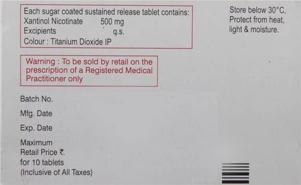 Complamina Retard 500mg Strip Of 10 Tablets