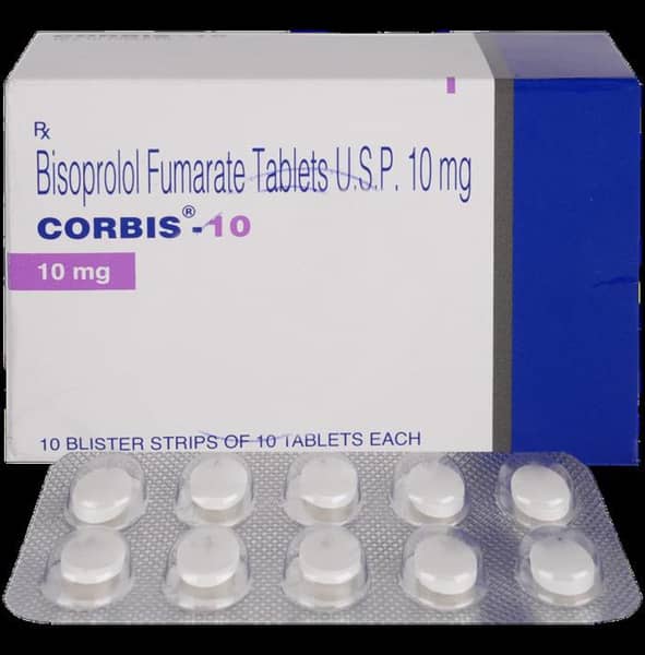 Corbis 10Mg Strip Of 10 Tablets