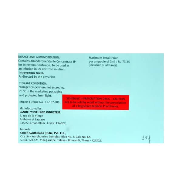 Cordarone Injection 3ml