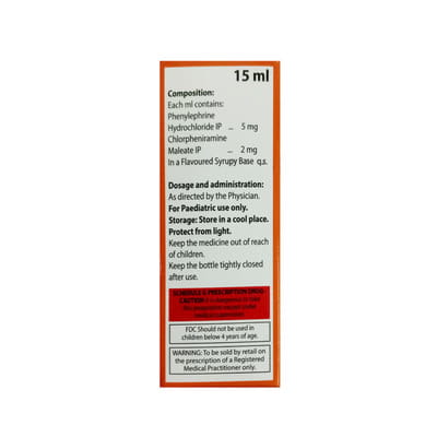 Coriminic Orange Flavour Bottle Of 15ml Oral Drops
