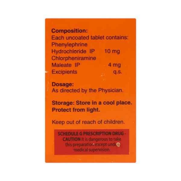 Coriminic Strip Of 10 Tablets