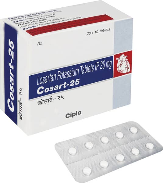 Cosart 25mg Strip Of 10 Tablets