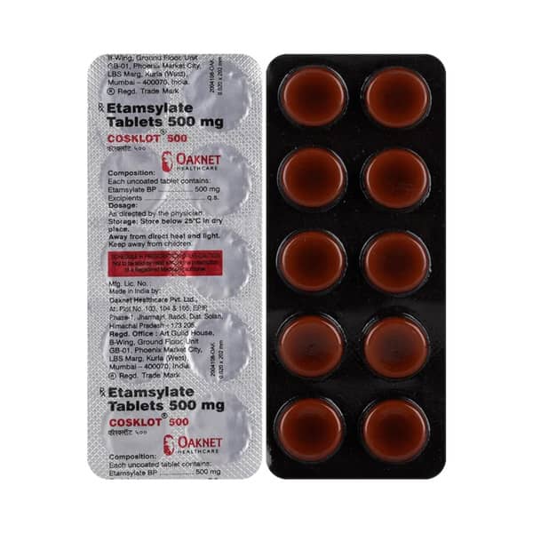Cosklot 500mg Strip Of 10 Tablets