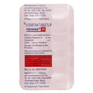 Covance 25Mg Strip Of 10 Tablets
