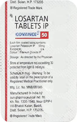Covance 50mg Strip Of 10 Tablets