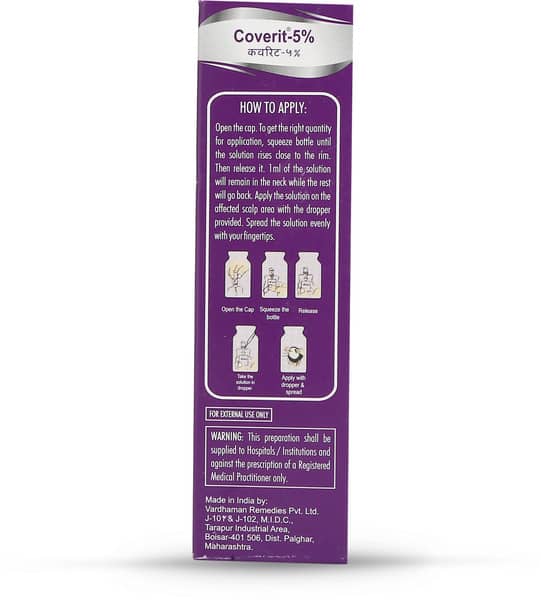 Coverit 5% Bottle Of 60ml Solution