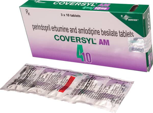 Coversyl Am 4/10mg Strip Of 10 Tablets