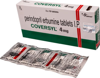 Coversyl 4mg Strip Of 10 Tablets