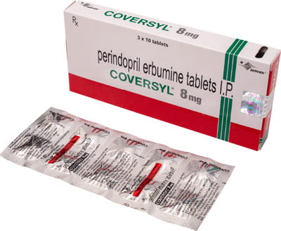 Coversyl 8mg Strip Of 10 Tablets