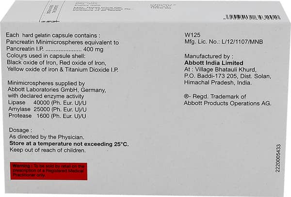 Creon 40000 Strip Of 10 Capsules