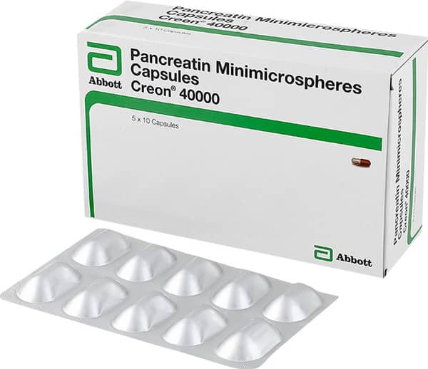 Creon 40000 Strip Of 10 Capsules