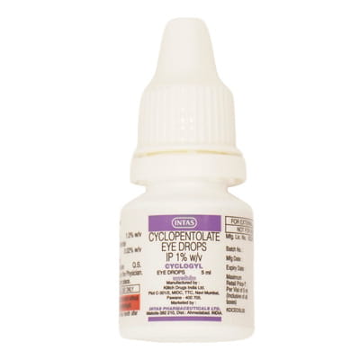 Cyclogyl 1% Bottle Of 5ml Eye Drops