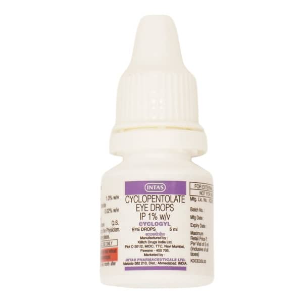 Cyclogyl 1% Bottle Of 5ml Eye Drops