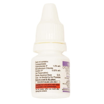 Cyclogyl 1% Bottle Of 5ml Eye Drops