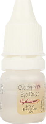 Cyclomune 0.1% Bottle Of 3ml Eye Drops