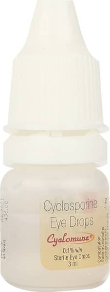 Cyclomune 0.1% Bottle Of 3ml Eye Drops