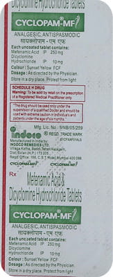 Cyclopam Mf Strip Of 10 Tablets