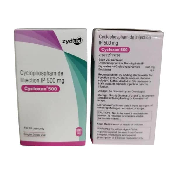 Cycloxan 500Mg Dry Vial Of 1 Powder For Injection