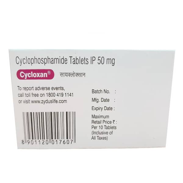 Cycloxan 50Mg Strip Of 10 Tablets