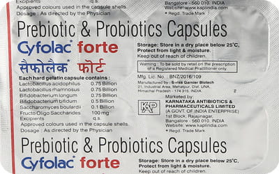 Cyfolac Forte Strip Of 10 Capsules