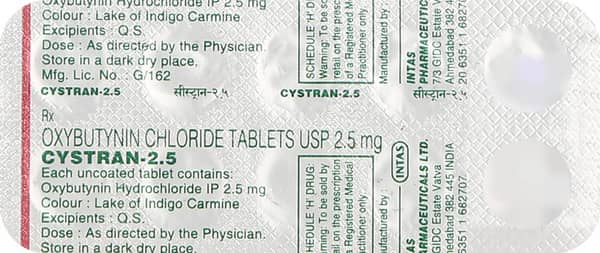 Cystran 2.5mg Strip Of 10 Tablets