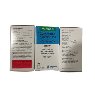 Cytarine 100Mg Injection 1Ml