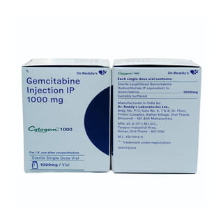 Cytogem 1000Mg Dry Vial Of 1 Powder For Injection