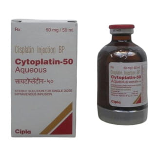 Cytoplatin Aqueous 50Mg Injection 50Ml