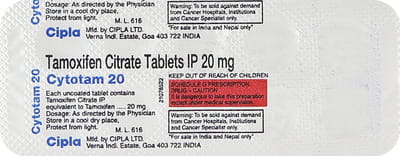 Cytotam 20mg Strip Of 10 Tablets