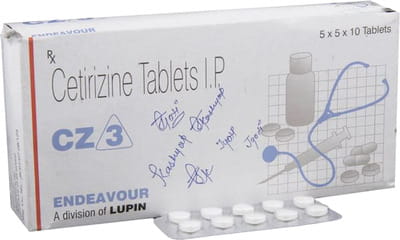 Cz 3 10mg Strip Of 10 Tablets