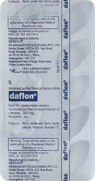 Daflon 500 mg Tablet