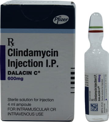 Dalacin C 600mg Ampoule Of 4ml Solution For Injection