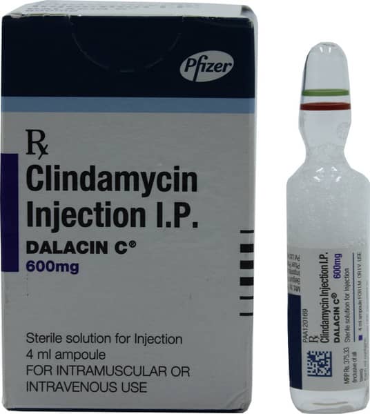 Dalacin C 600mg Ampoule Of 4ml Solution For Injection