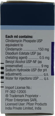 Dalacin C 600mg Ampoule Of 4ml Solution For Injection