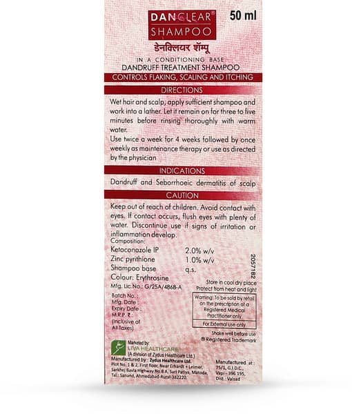 Danclear Bottle Of 50Ml Shampoo
